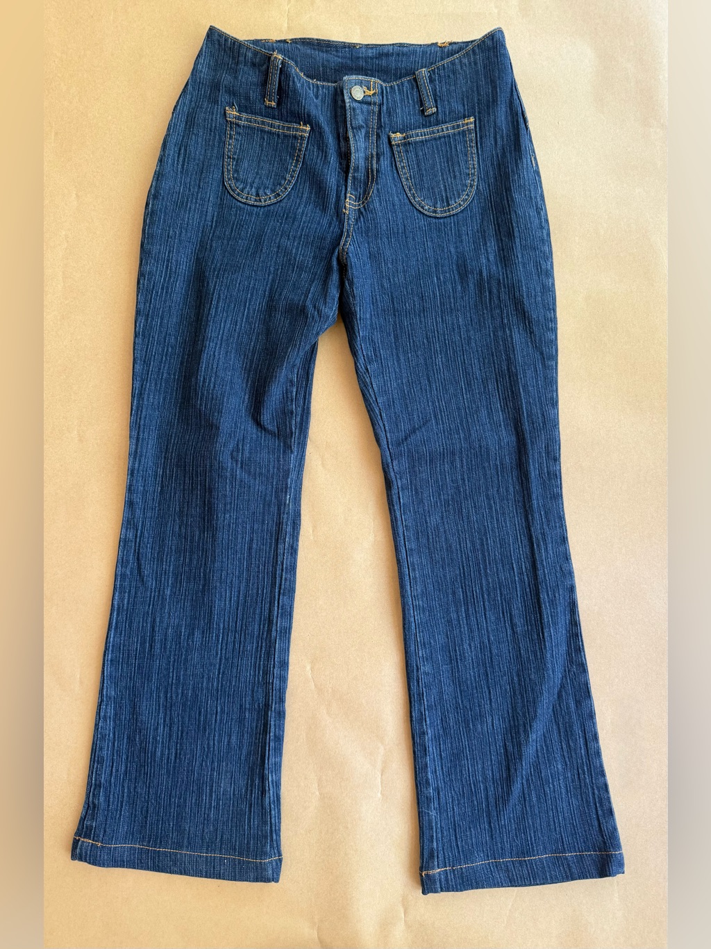 Brandy Melville John Galt Small Melody Jeans Dark Blue Professionally Hemmed
